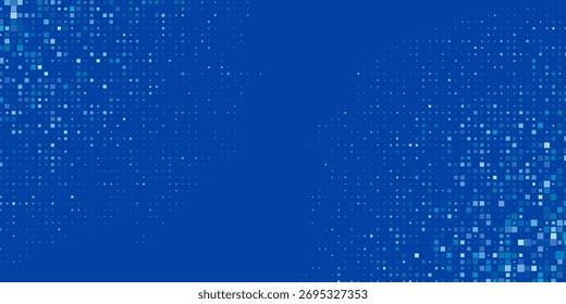 Vektor Blau Tech Finance Fintech Hintergrund abstrakte Pixel Muster Design abstrakt
