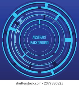 Vektorblaue Technologie, abstrakter Hintergrund