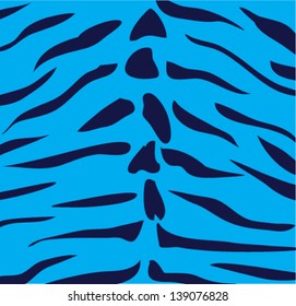 vector blue tiger skin background
