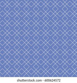 Vector blue triangle pattern. Geometric background