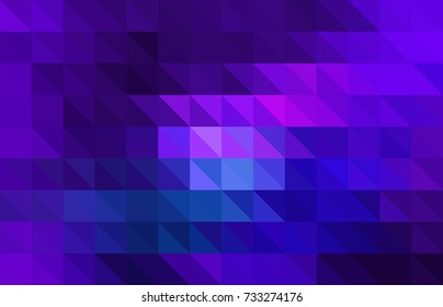 Vector blue triangular background
