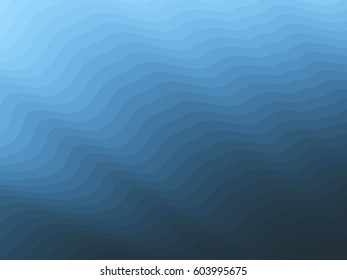 Vector blue water blurry background. Abstract futuristic colorful texture.