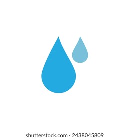 
Vektor-blaues Wassertropfen-Symbol gesetzt. Flache Droplet-Logo-Shapes-Sammlung.

