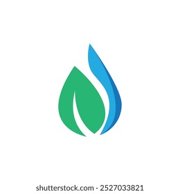 
Conjunto de iconos de gota de agua azul Vector. Colección de Formas de logotipo de gota plana.
