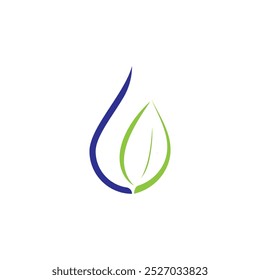 
Vector blue water drop icon set. Flat droplet logo shapes collection.
