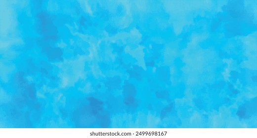 Vector blue watercolor abstract background