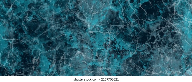 Fondo artístico de la acuarela azul vectorial. Planilla para volantes, tarjetas, afiches, portada. Textura antigua del vector dibujado a mano. Piedra. Mármol. Banner acuarela. Plantilla pintada para el diseño.