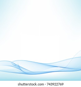 
vector blue wave