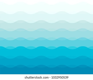 Vector Blue Wave Background Stock Vector (Royalty Free) 1032950539 ...