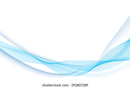 vector blue wave pattern background