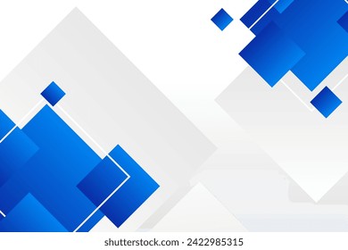 vector blue white abstract square background