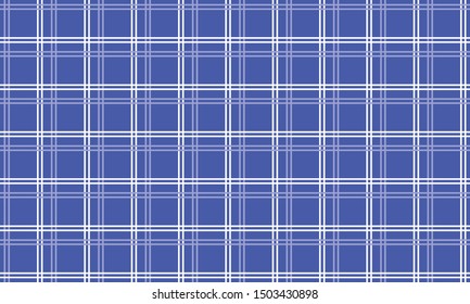 vector Blue and white Gingham check pattern design illustration for printing on paper, wallpaper, covers, textiles, fabrics, for decoration, decoupage, and other.