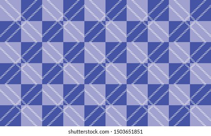 vector Blue and white Gingham check pattern design illustration for printing on paper, wallpaper, covers, textiles, fabrics, for decoration, decoupage, and other.