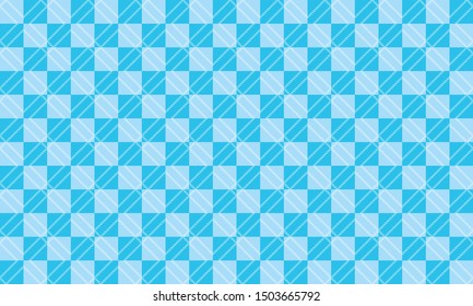 vector Blue and white Gingham check pattern design illustration for printing on paper, wallpaper, covers, textiles, fabrics, for decoration, decoupage, and other.