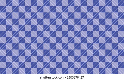 vector Blue and white Gingham check pattern design illustration for printing on paper, wallpaper, covers, textiles, fabrics, for decoration, decoupage, and other.