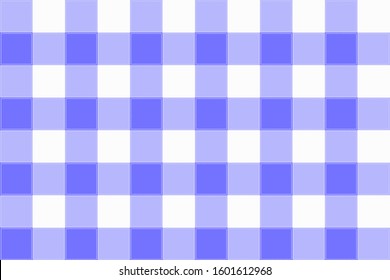 vector blue and white Gingham check pattern design illustration for printing on paper, wallpaper, covers, textiles, fabrics, for decoration, decoupage, and other.