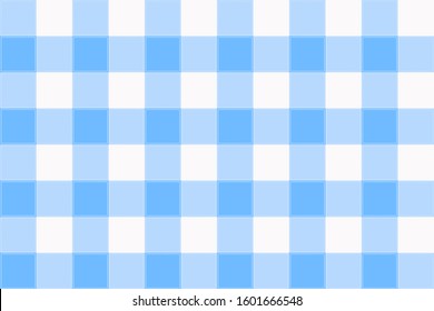 vector blue and white Gingham check pattern design illustration for printing on paper, wallpaper, covers, textiles, fabrics, for decoration, decoupage, and other.