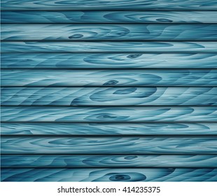 Vector blue wooden texture plank background