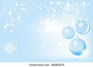 Vector Blue Xmas Background Abstract Christmas Stock Vector (Royalty ...