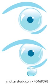 vector of blue-eye design