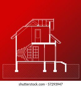 vector blueprint background