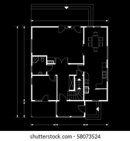 vector blueprint background