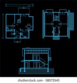 vector blueprint background