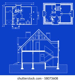 vector blueprint background