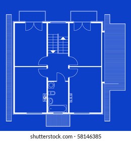 vector blueprint background
