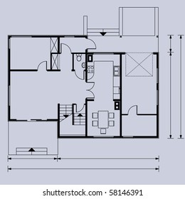 vector blueprint background