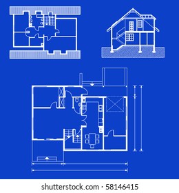 vector blueprint background
