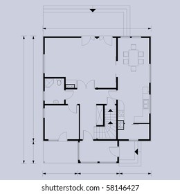 vector blueprint background