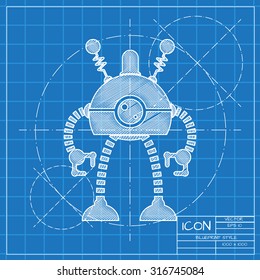 4,792 Robot blueprint Stock Illustrations, Images & Vectors | Shutterstock