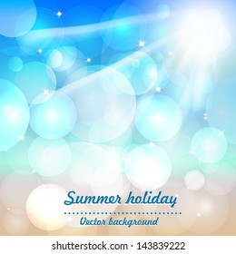 Vector blur the background with bokeh and radiance