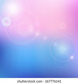 Vector blur blue and pink background