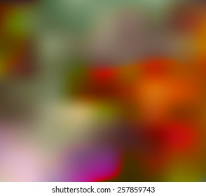 Vector blurred abstract background. Colorful textured