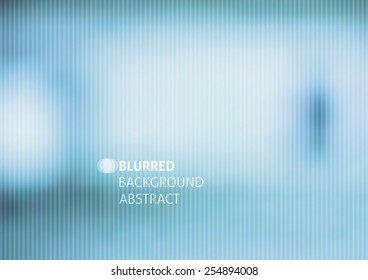 vector blurred abstract background with stripes, blue color