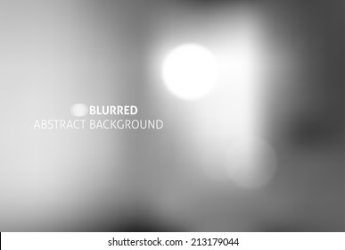vector blurred abstract background with white lights
