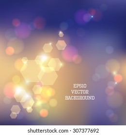 Vector blurred abstract colorful background with transparencies