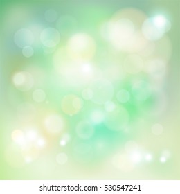 Vector blurred background. Light green. 