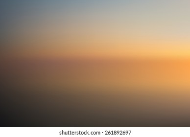 Vector blurred background trendy beach at sunset