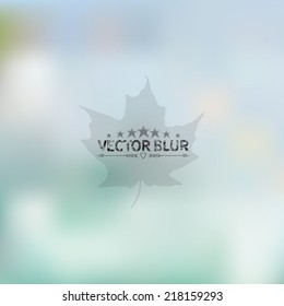 Vector blurred background of water fall. Unique blurry color pallet soft shades and transitions. Grunge. 