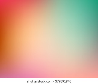 Vector Blurred backgrounds.  Retro summer colors. Smooth banner for design website and brochure