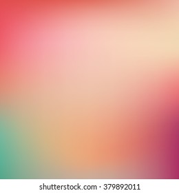 Vector Blurred backgrounds.  Retro summer colors. Smooth banner for design website and brochure