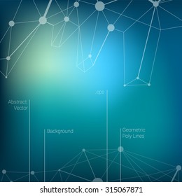 Vector blurred blue green mash background 