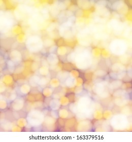 Vector Blurred flickering lights background illustration