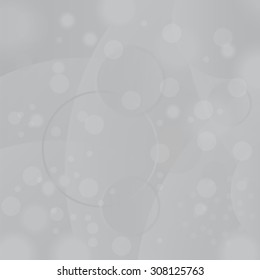 Vector Blurred Grey Background. Grey Circle Soft Pattern