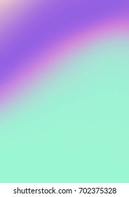 Vector blurred holographic background. Chrome holographic template.