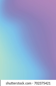 Vector blurred holographic background. Chrome holographic template.