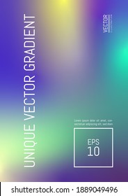 Vector blurred mesh gradient background trend colors for cover leaflet and branding. Abstract design modern color.